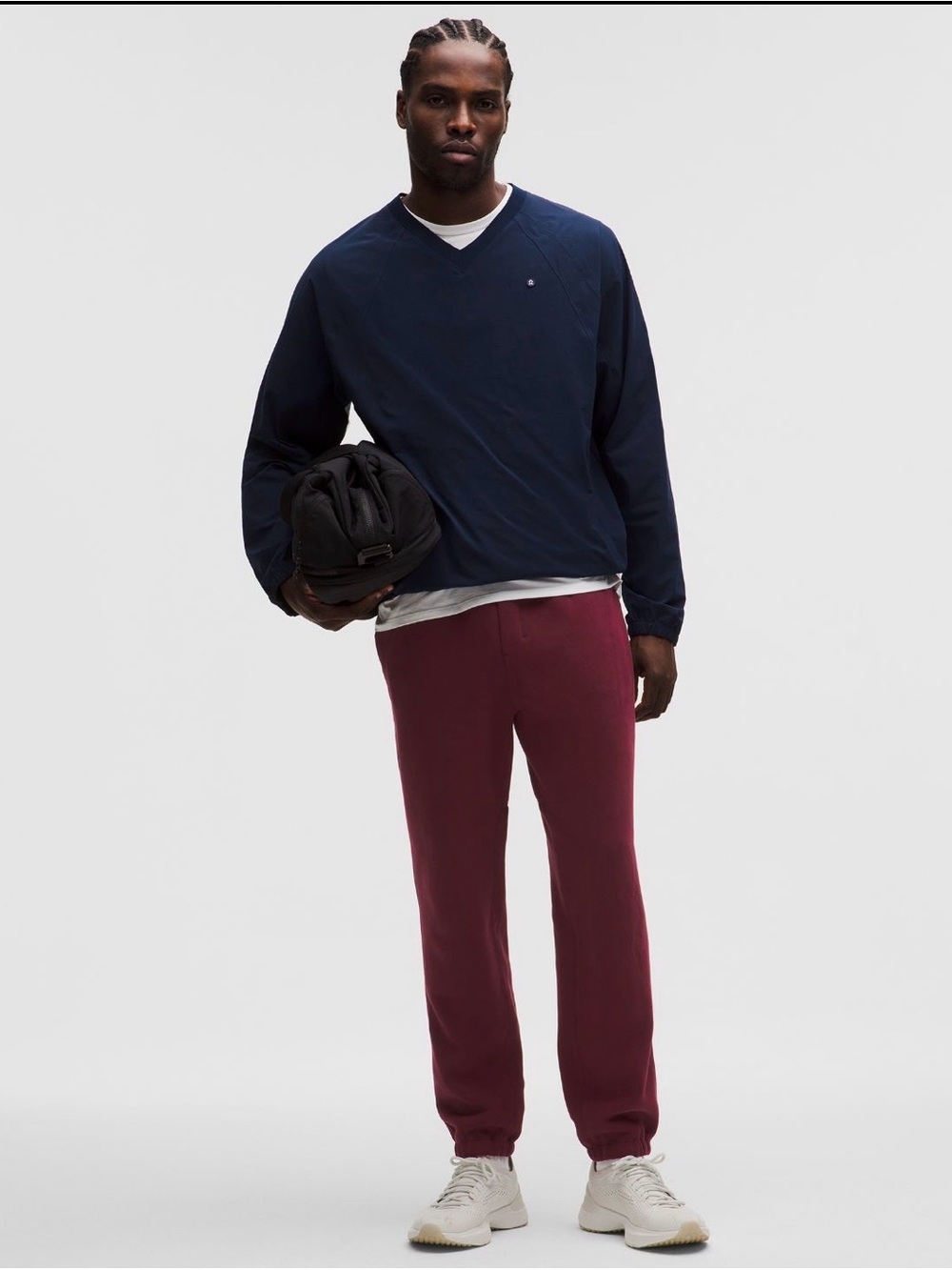 NWT Steady State Classic Fit Jogger in Burgundy Bay Color